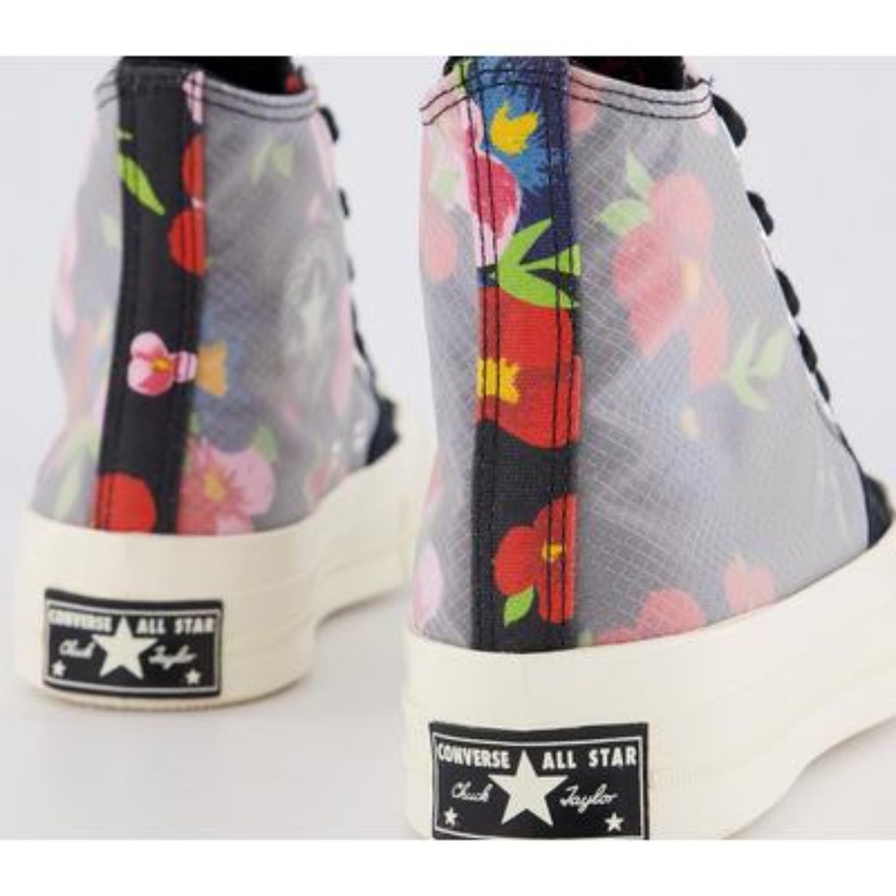 NIB Converse All Star Hi Egret Floral Chuck 70 - Picture 6 of 7